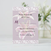 Faire-part de mariage aux deux lys Stargazer (Debout devant)