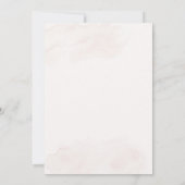 Faire-part de mariage aux fleurs de couleur espagn (Dos)