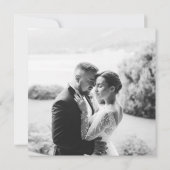 Faire-part de mariage aux fleurs sauvages (Dos)
