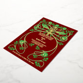 Faire-part de mariage aux grues Art Nouveau dans u (Rotation)