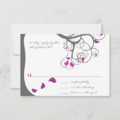 Faire-part de mariage aux oiseaux amoureux avec to (Devant)