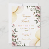 faire-part de mariage avec amour (Devant)