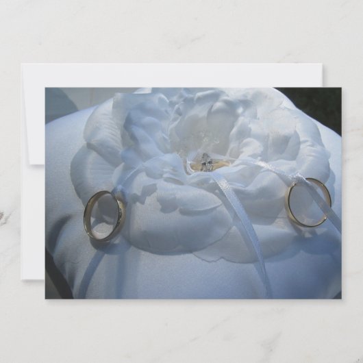 Faire-part de mariage avec anneaux (Devant)