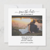Faire-Part de Mariage avec Calligraphie Moderne (Devant)