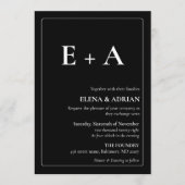 Faire-part de mariage avec code QR de la photo mod (Devant)