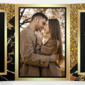 Faire-part de mariage avec code QR pour photo de m (Intérieur au milieu)