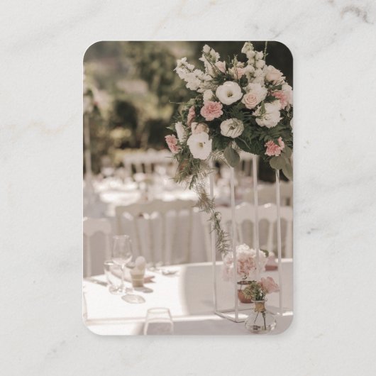 Faire-part de mariage avec code QR RSVP (Dos)