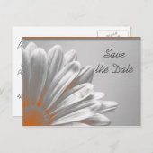 Faire-part de mariage avec des reflets floraux ora (Devant / Derrière)