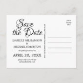 Faire-part de mariage avec des roses aquarelles ro (Dos)