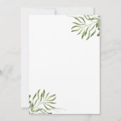 Faire-part de mariage avec du charme de jardin (Dos)