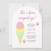 Faire-part de mariage avec glace à la cuillère (Devant)