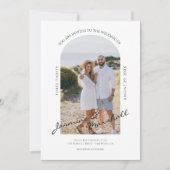 Faire-part de mariage avec Modèle photo | modifiab (Devant)