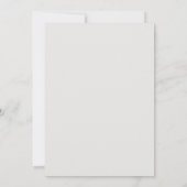 Faire-part de mariage avec monogramme sur le thème (Dos)