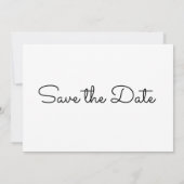Faire-part de mariage avec photo (Dos)