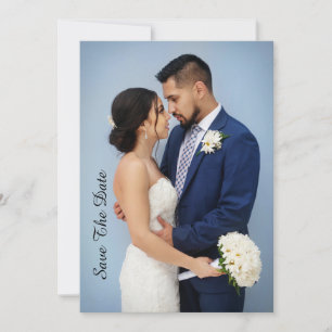 Faire-Part de Mariage avec Photo de Couple au Styl
