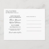 Faire-part de mariage avec photo de tournesol rust (Dos)