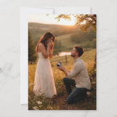 Faire-part de mariage avec photo éditable moderne (Dos)