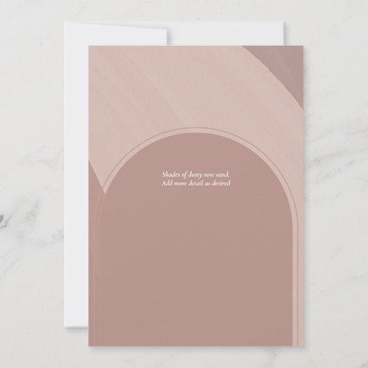 Faire-part de mariage avec photo moderne (Dos)