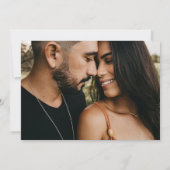 Faire-part de mariage avec photo simple (Dos)