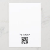 Faire-Part de Mariage avec QR Code pour Enterremen (Dos)