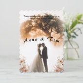 Faire-part de mariage avec style et élégance (Debout devant)