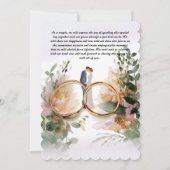 Faire-part de mariage avec style et élégance (Dos)
