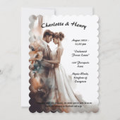 Faire-part de mariage avec style et élégance (Devant)