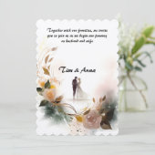 Faire-part de mariage avec style et élégance (Debout devant)