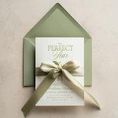 Faire-part de mariage avec thème de poire parfaite