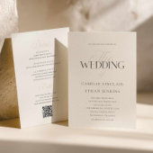 Faire-part de mariage avec typographie élégante et