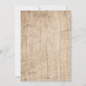 Faire-part de mariage avec verdure moderne Eucalyp (Dos)