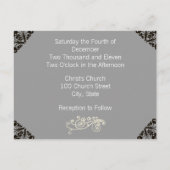 Faire-part de mariage avec votre photo (Dos)