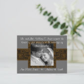 Faire-part de mariage avec votre photo (Debout devant)