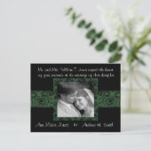 Faire-part de mariage avec votre photo (Debout devant)