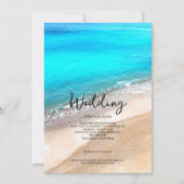 Faire-part de mariage balnéaire Simple Et Élégante (Devant)