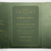 Faire-part de mariage Barbara + Tim Trifold R12 (Intérieur au milieu)