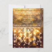 faire-part de mariage barbecue "I DO" (Devant)