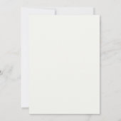 Faire-part de mariage baroque or (Dos)