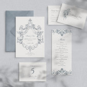 Faire-part de mariage baroque vintage