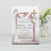 Faire-part de mariage Beach Arbor (Debout devant)