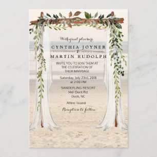 Faire-part de mariage Beach Arbor