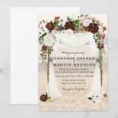 Faire-part de mariage Beach Arbor (Devant / Derrière)