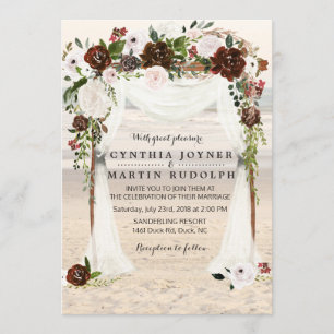 Faire-part de mariage Beach Arbor
