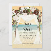 Faire-part de mariage Beach Arbor à conserver pour (Devant)