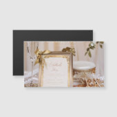 Faire-part de mariage Beachy Boho (Devant / Derrière)