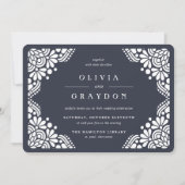 Faire-part de mariage Beaux-Arts | Encre (Devant)