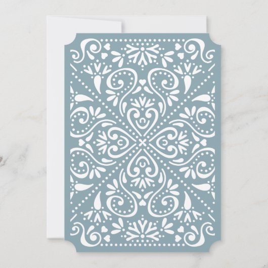 Faire-part de mariage Beaux-Arts | Tourmaline (Dos)