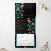 Faire-part de mariage bilingue - Fiesta All in One (Intérieur)