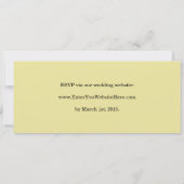 Faire-part de mariage (Billet Concert Styled) (Dos)