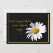 Faire-part de mariage blanc Black Gold (Devant)